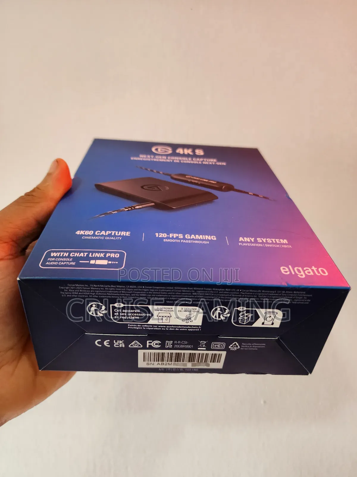 Elgato 4ks External Capture Card With Bonus Chat Link Pro (2025 Model)