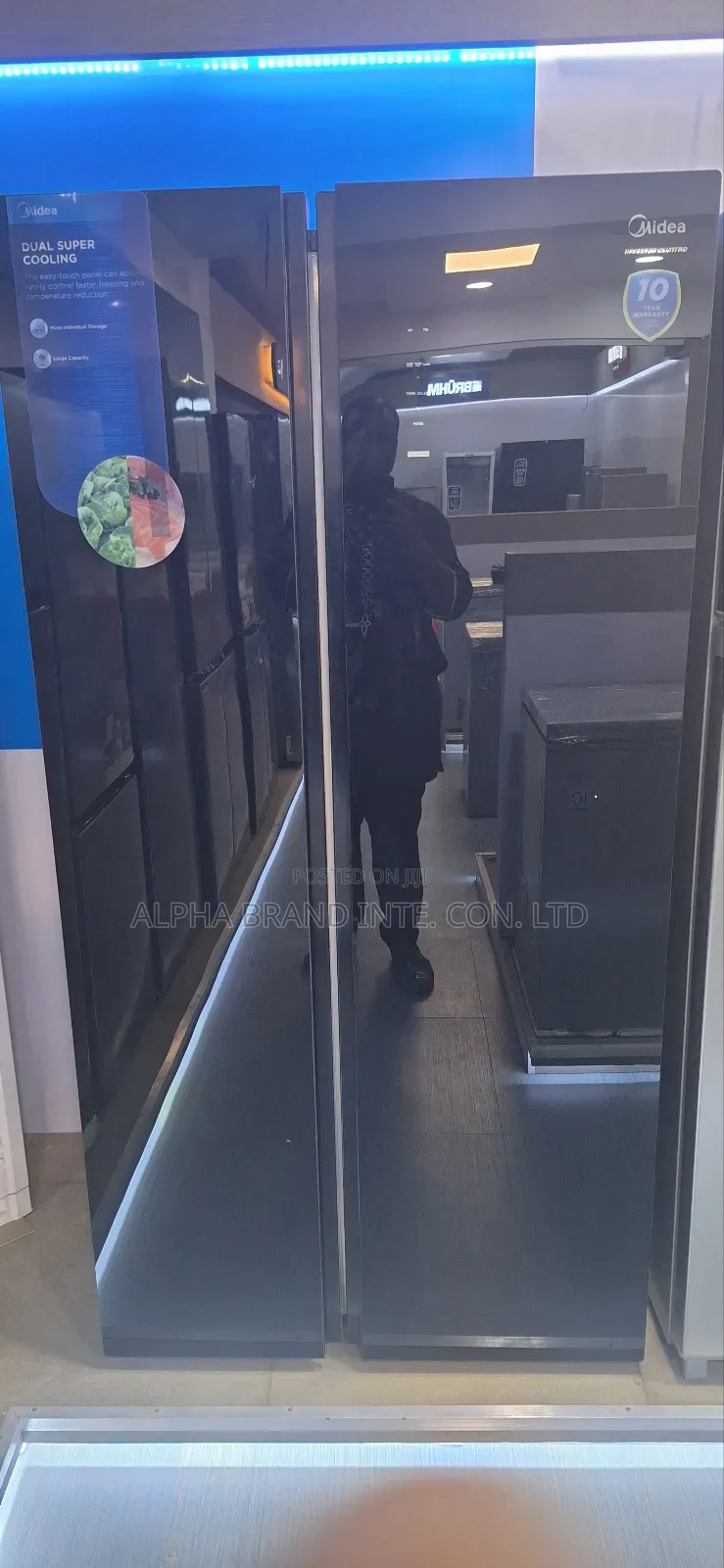 Midea 600lt Inverter Side by Side Fridge
