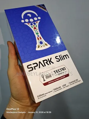 New Tecno Spark Slim 256 GB Black
