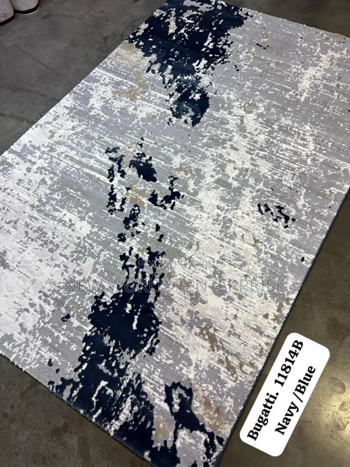 5by7 Feets Modern Blue Colour Turkish Centre Rug