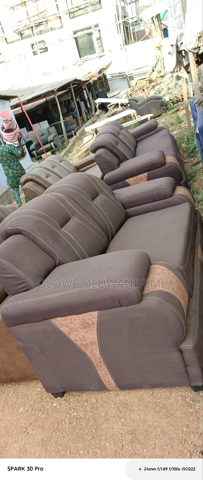 Sofa 7 Seaters Fabric Sofa