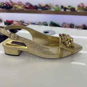 Elegant Half Cover Shoe Low Heel Sandals