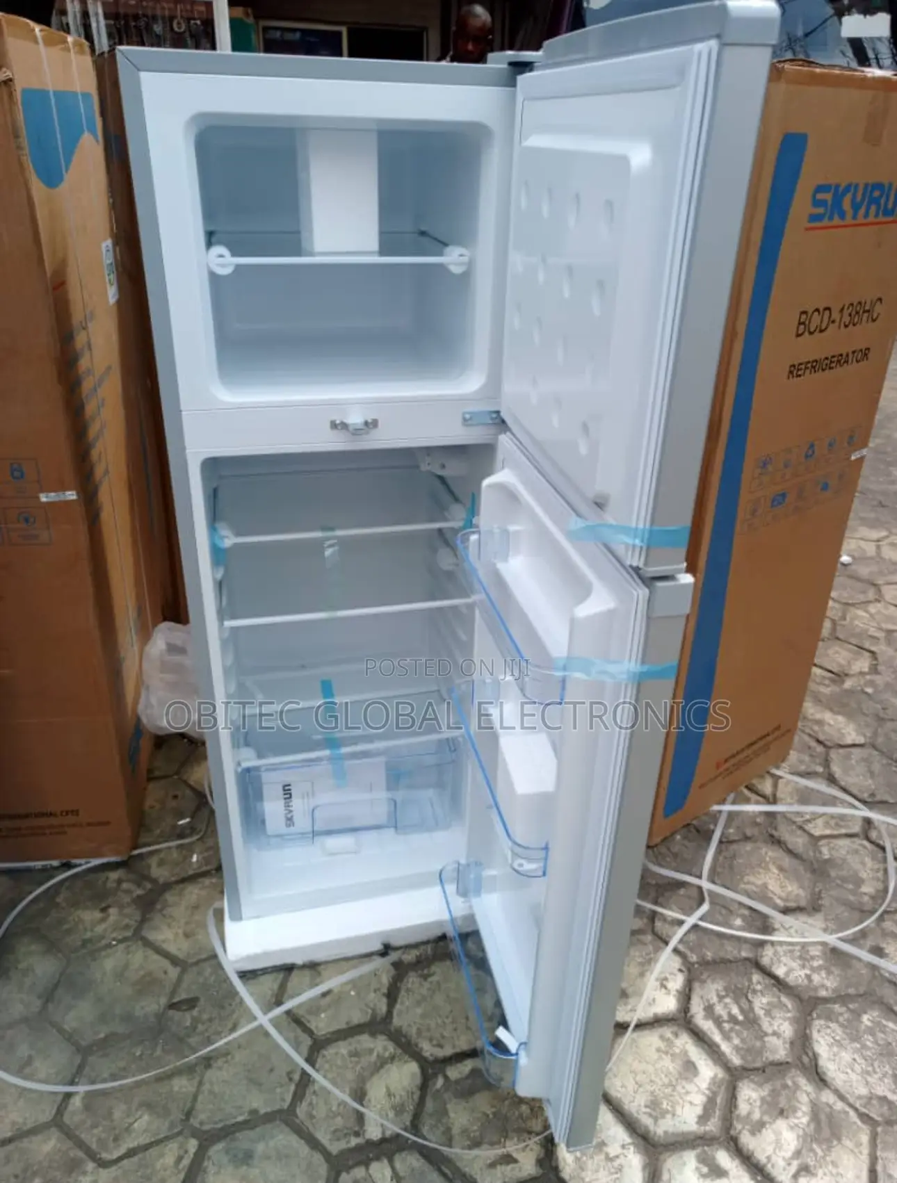 Skyrun Fridge 138litters Double Door