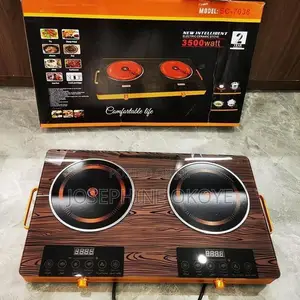 Double Burner Electric Cooker With 3500w Dual Coil Ceramic