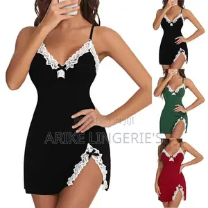 Women Classic Cotton Slits Dress