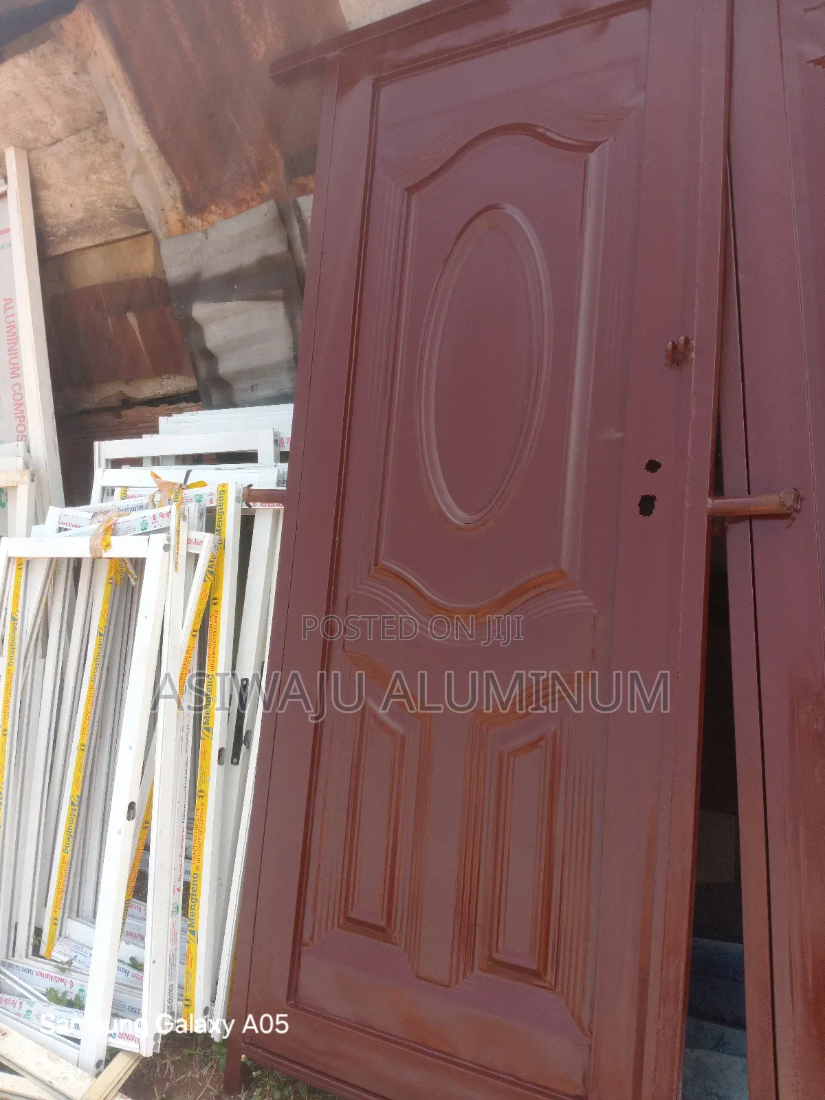 Iron Door With Strong Pipe