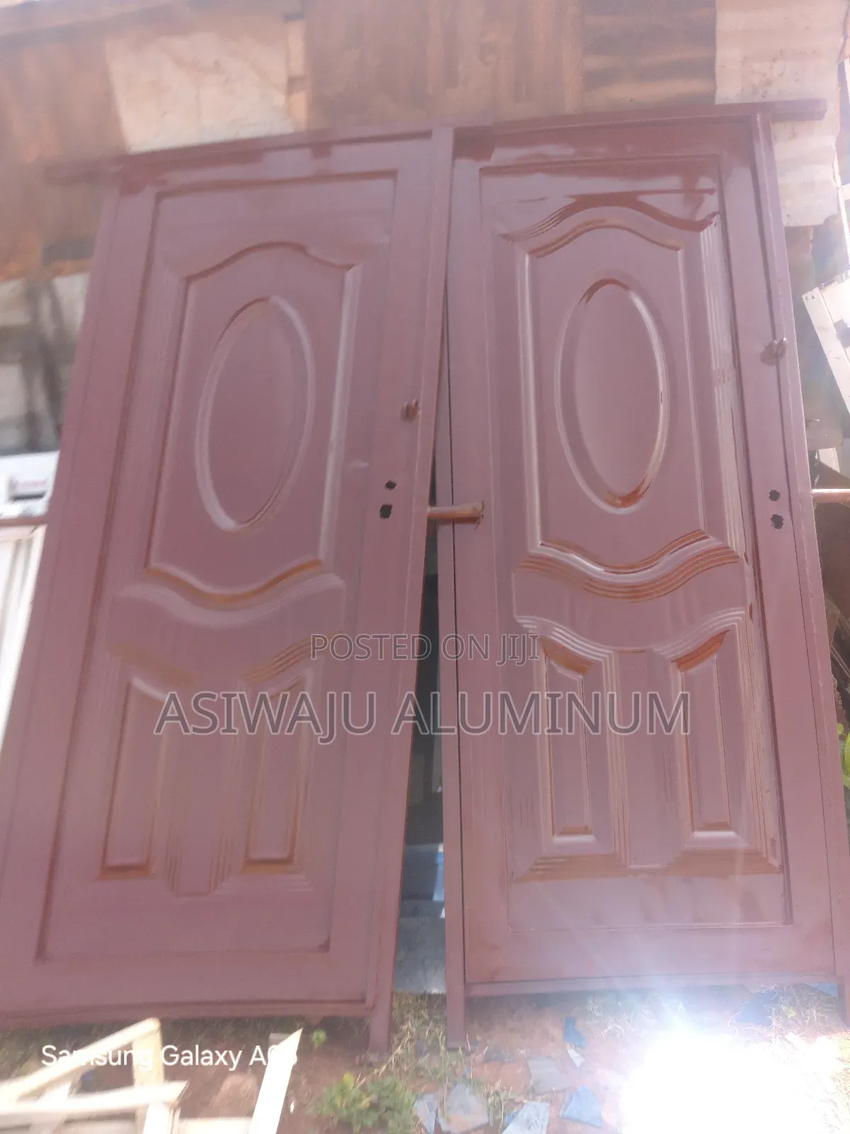 Iron Door With Strong Pipe