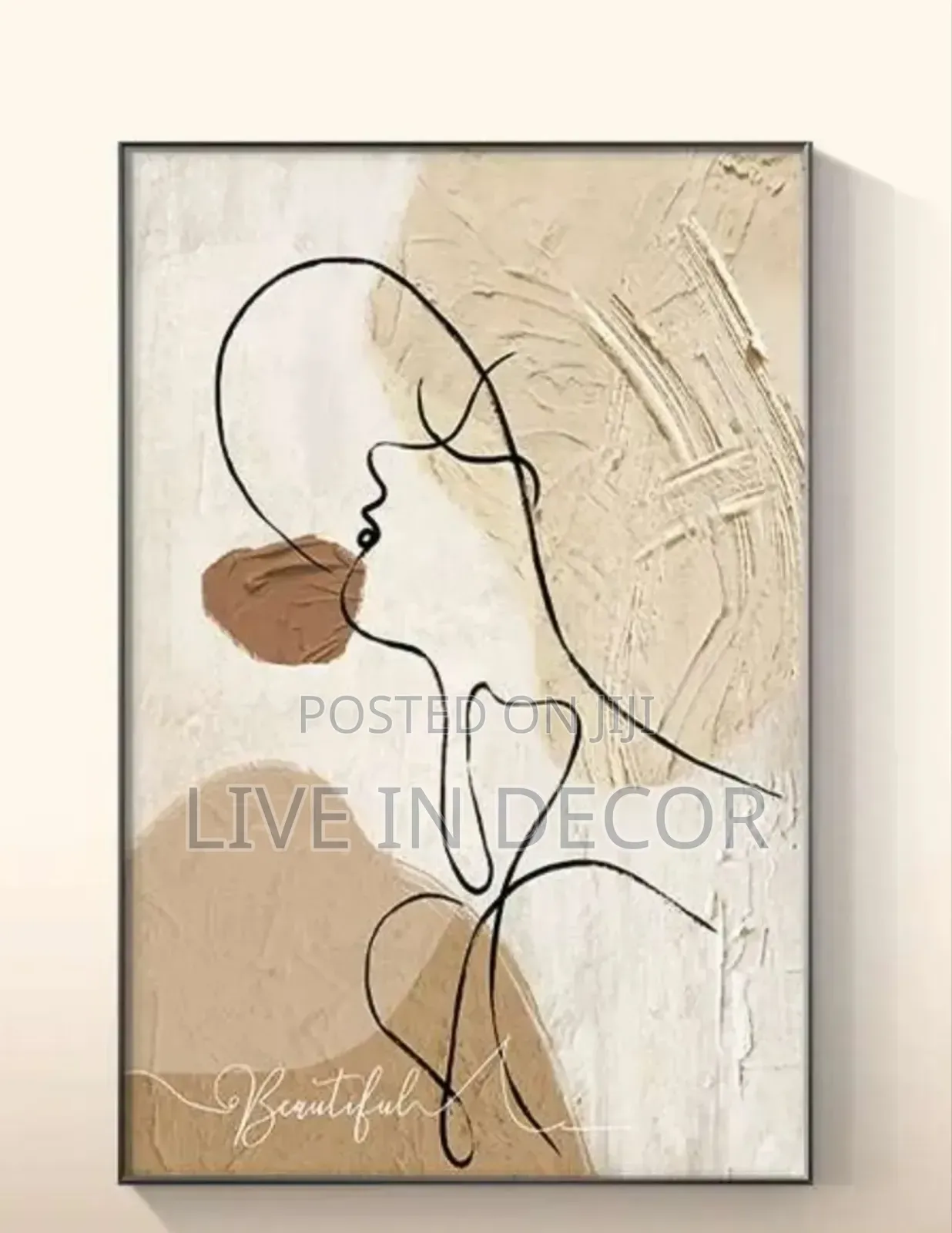 Abstract Female Wall Art