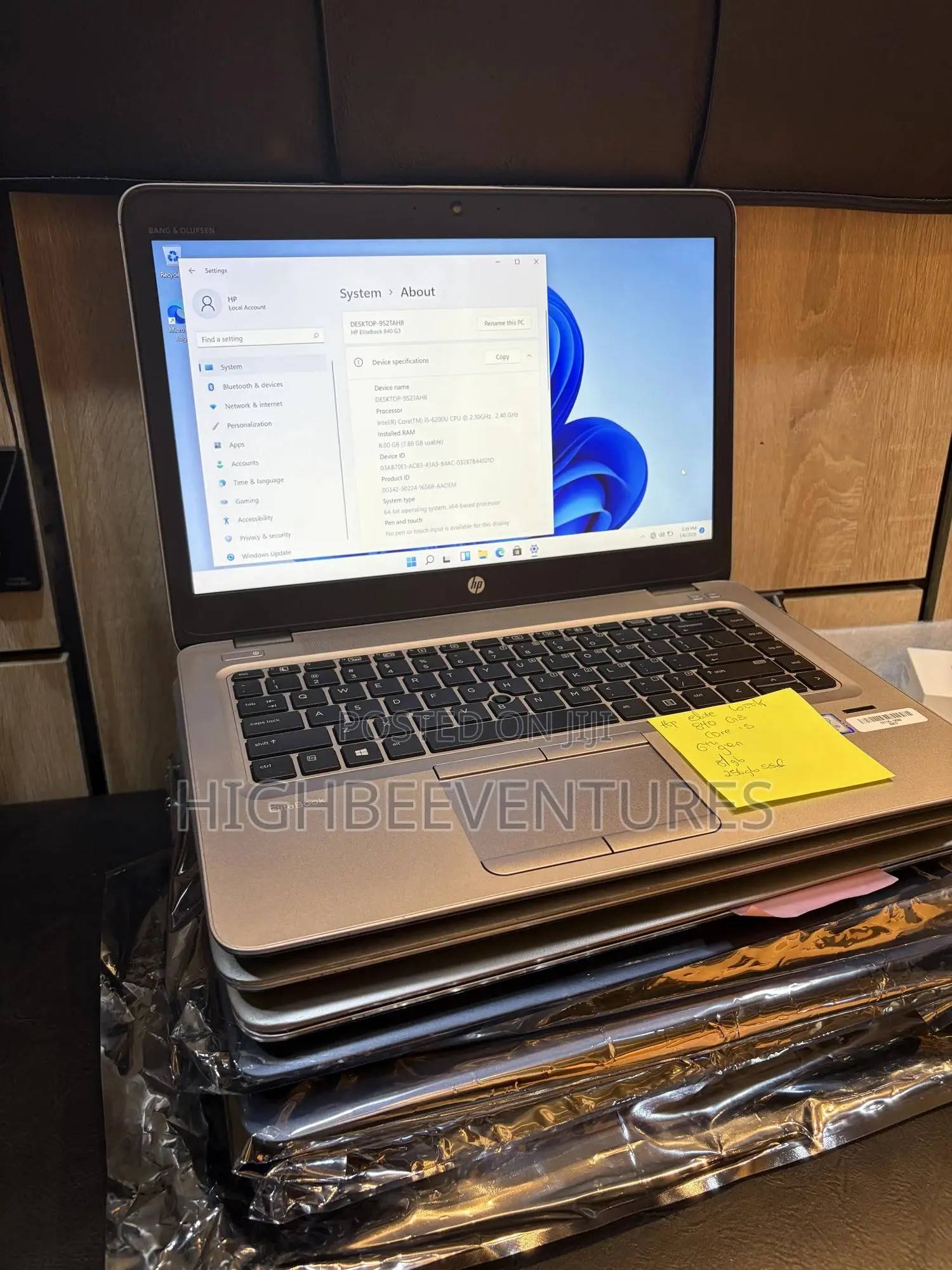 Laptop HP EliteBook 840 G3 8GB Intel Core i5 SSD 256GB