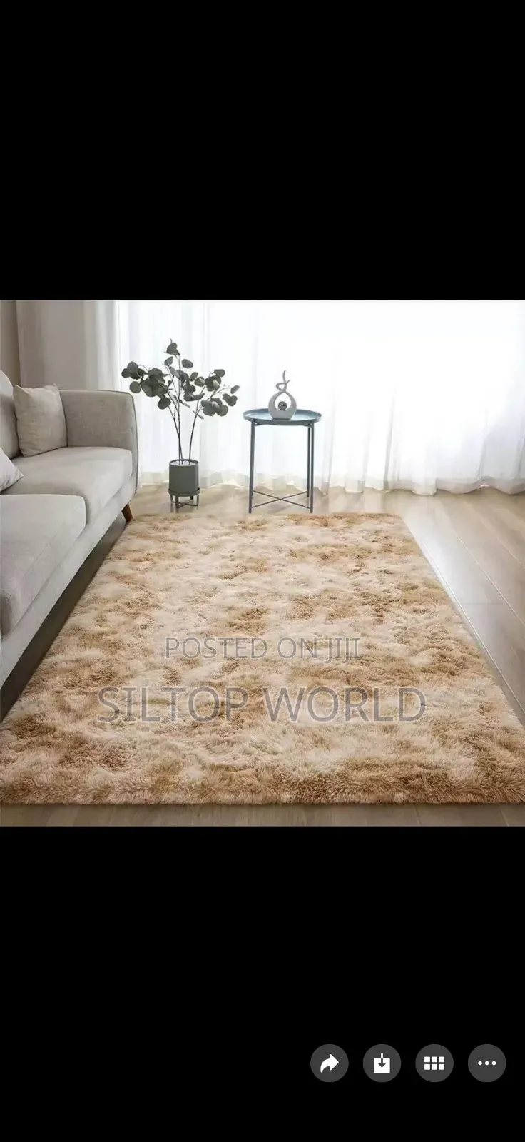Quality 5 X 7 Living Room Designed Super Soft 3d Center Rug.