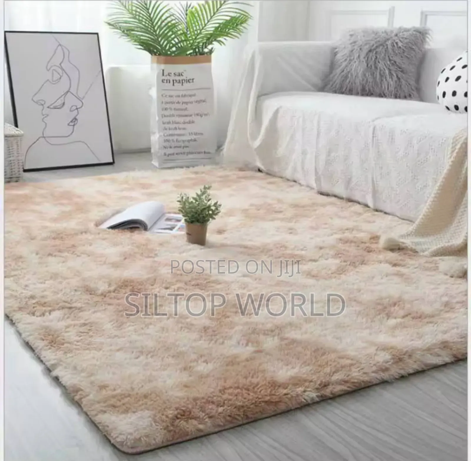 Quality 5 X 7 Living Room Designed Super Soft 3d Center Rug.