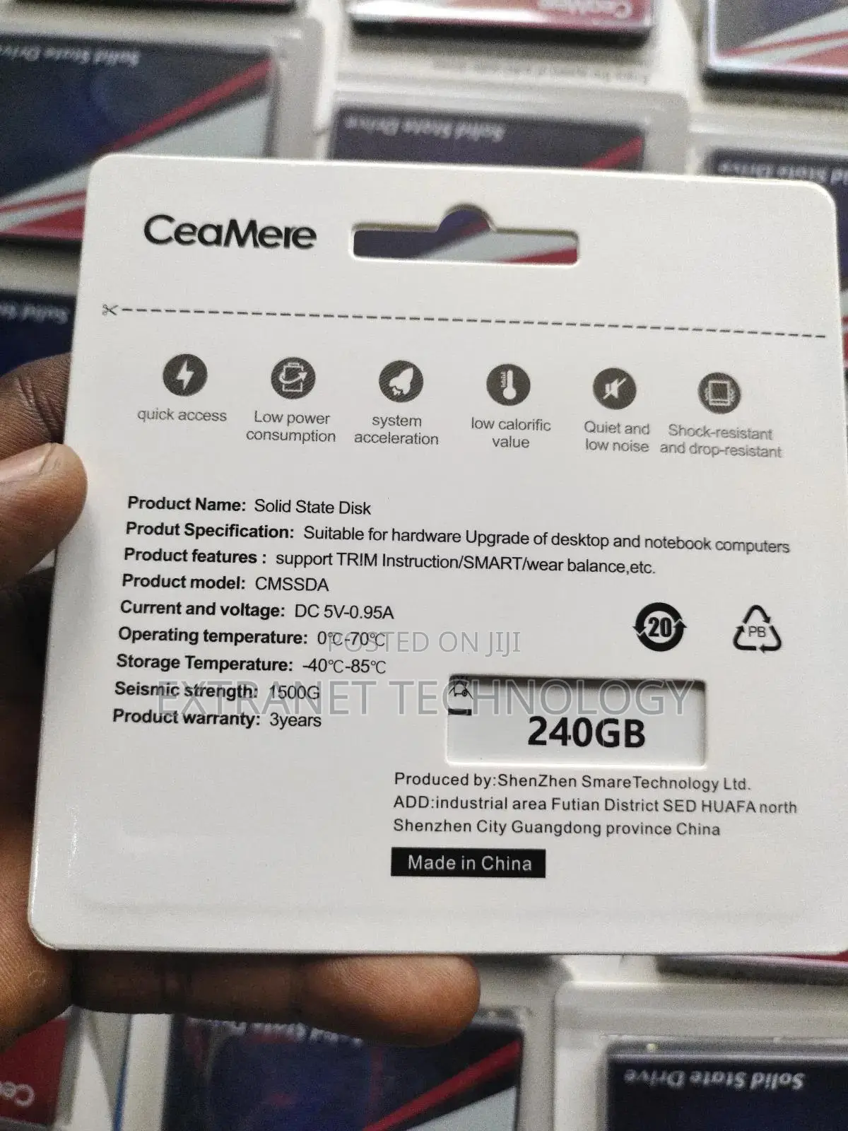 Original Ceamere 240gb SSD Solid State Drive