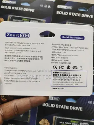 Original Zsuit 512gb Ssd Solid State Drive