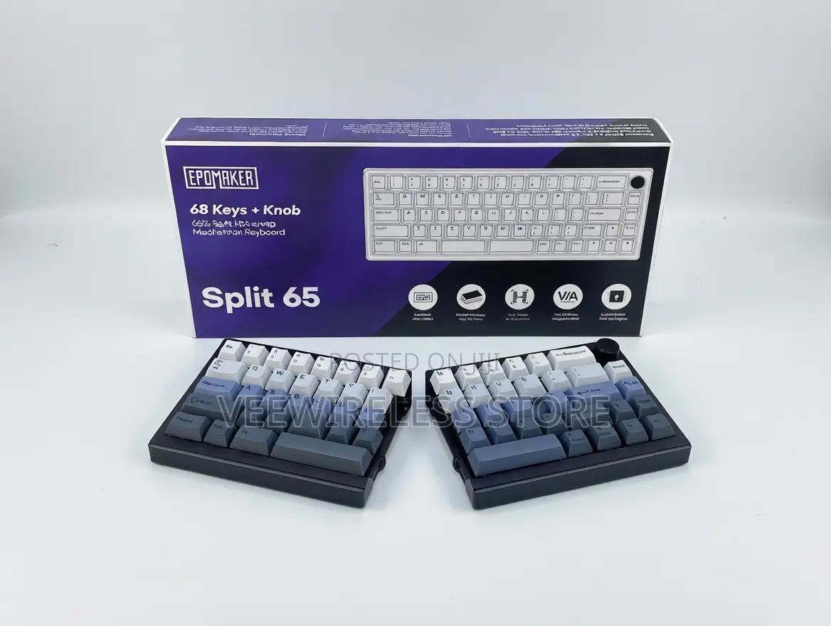 Epomaker Split65 Qmk/Via Wireless Mechanical Keyboard