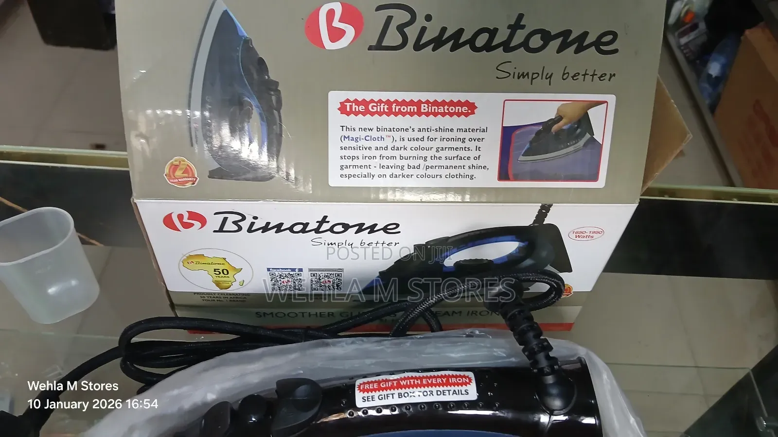 Binatone Steam Iron Si-1830