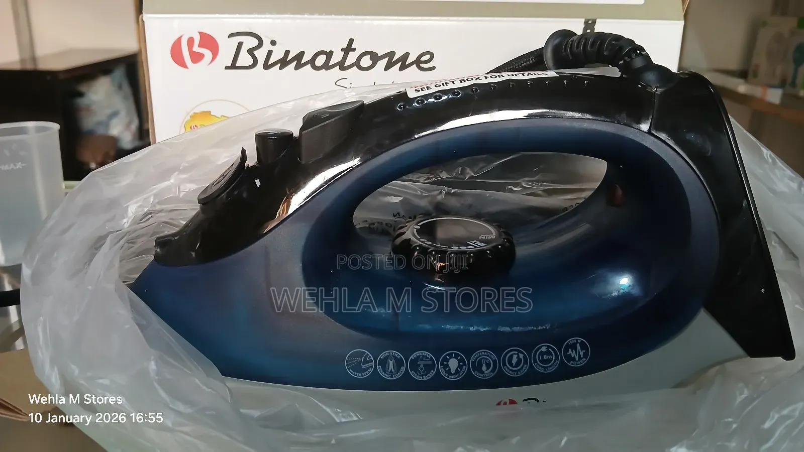 Binatone Steam Iron Si-1830