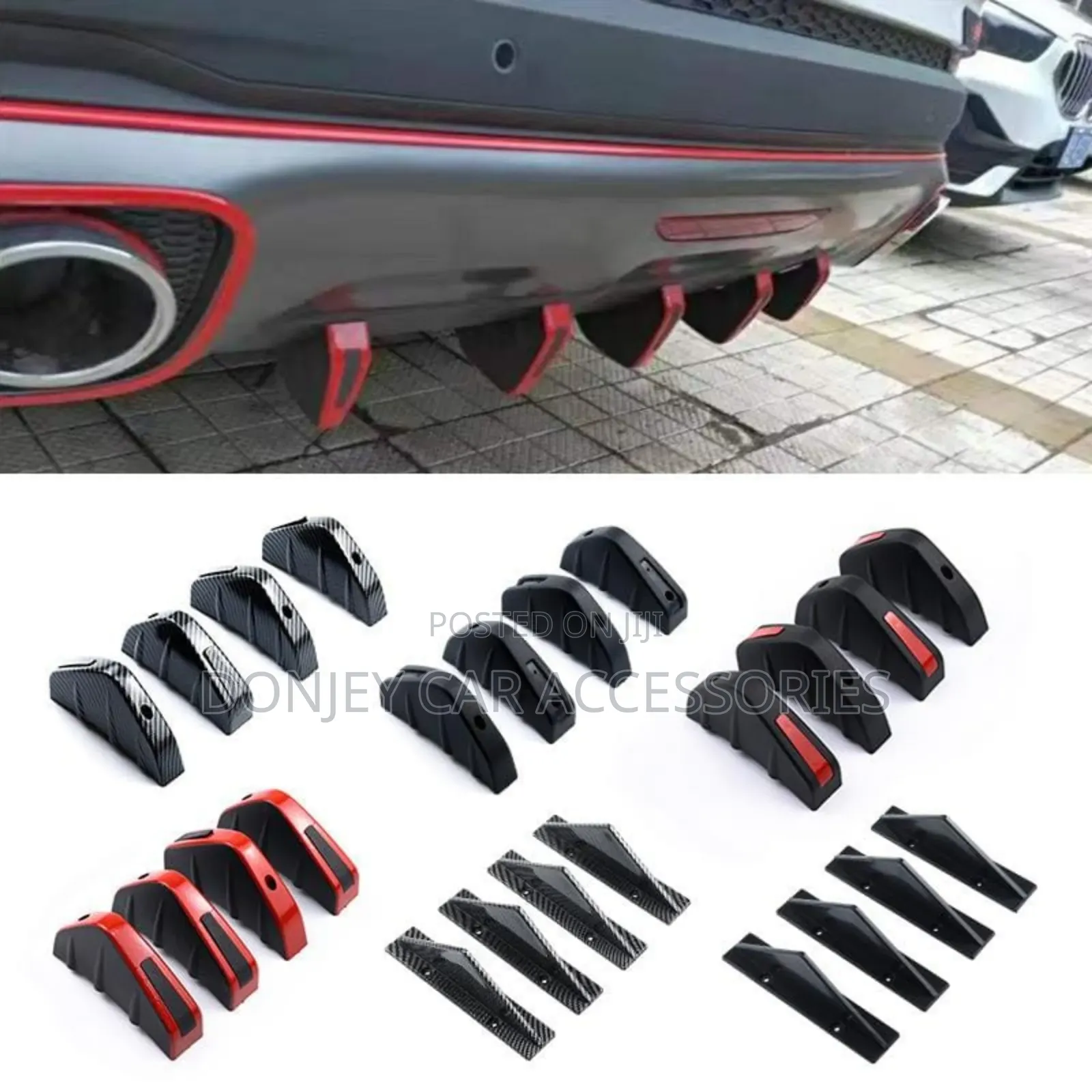 Rear Number Lips Diffuser