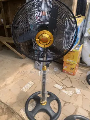 Myfan Electric Standing Fan 18 Inches Black Color