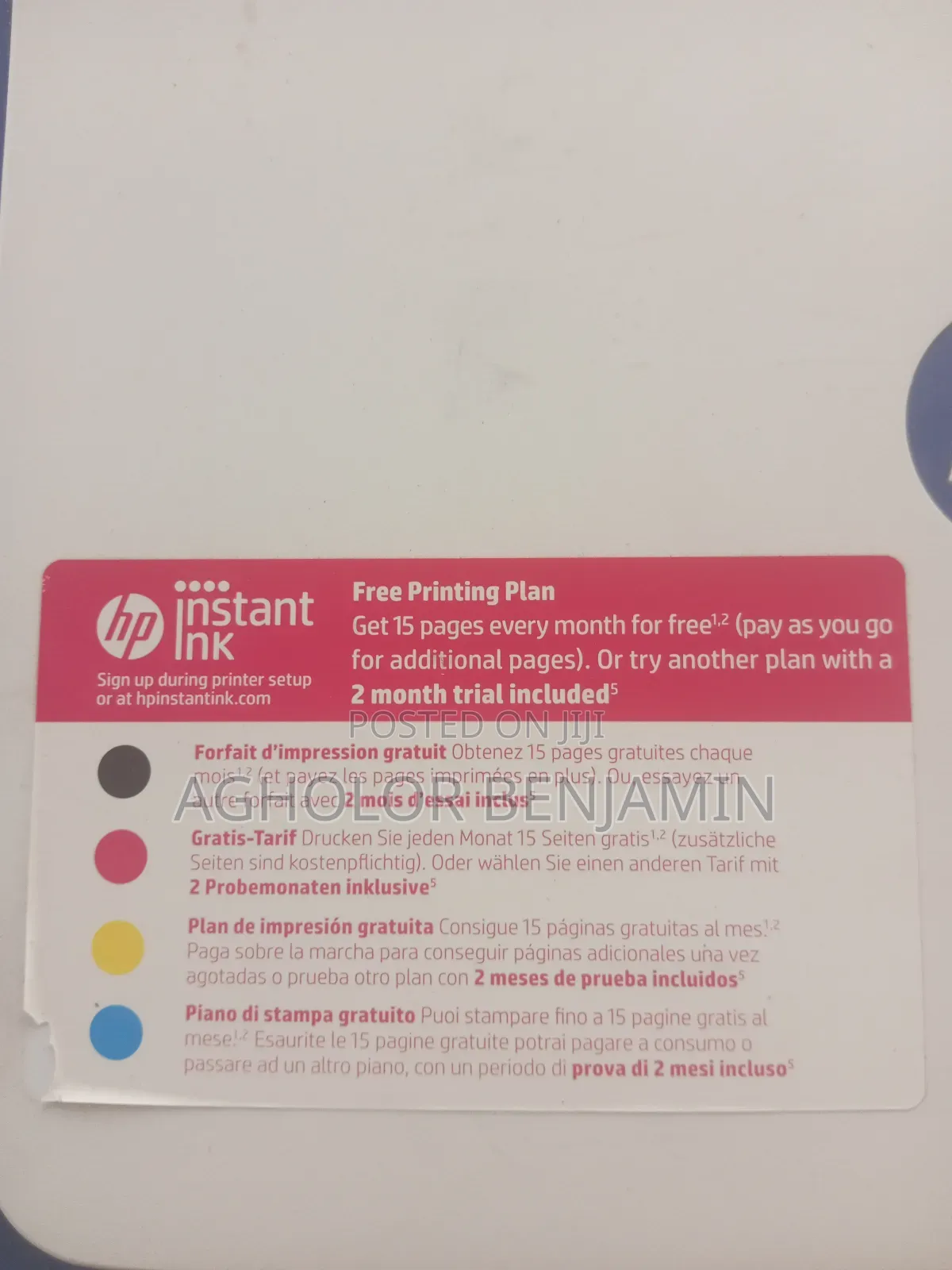HP Deskjet Printer 2630