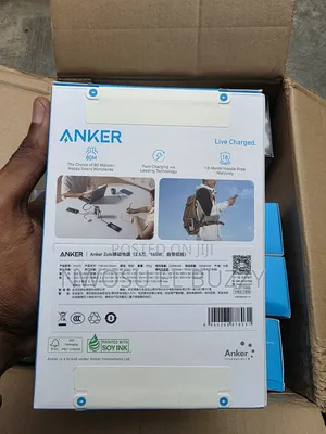 Anker Zolo Power Bank Bank, 25k, 165w, Built-in And Retractable Cables
