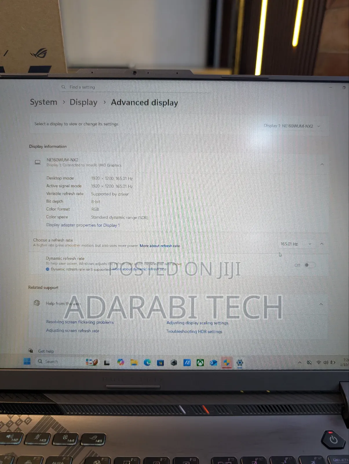 Laptop Asus ROG Strix G16 G614 24GB Intel Core I7 SSD 1T