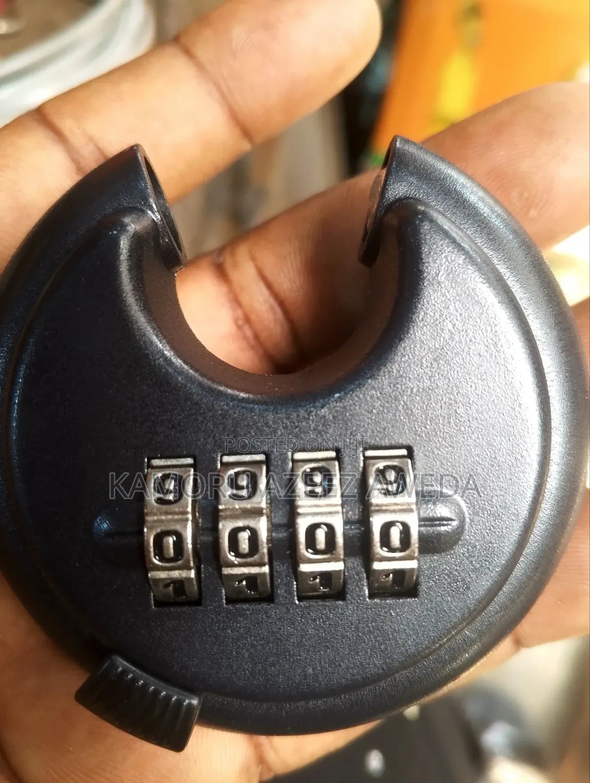 Combination Padlock Original Black