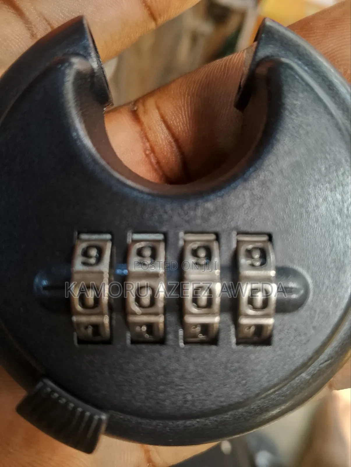 Combination Padlock Original Black