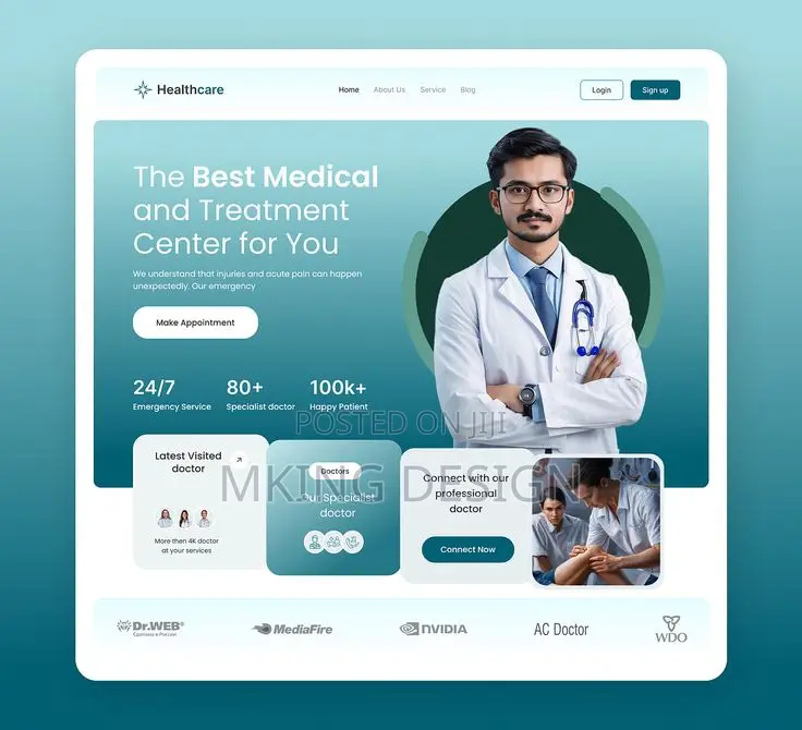 Medical Website And Development/Revamp in Ikeja - Computer & IT ...