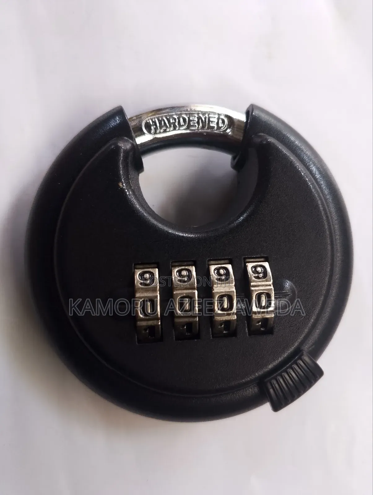 Combination Padlock Original Black