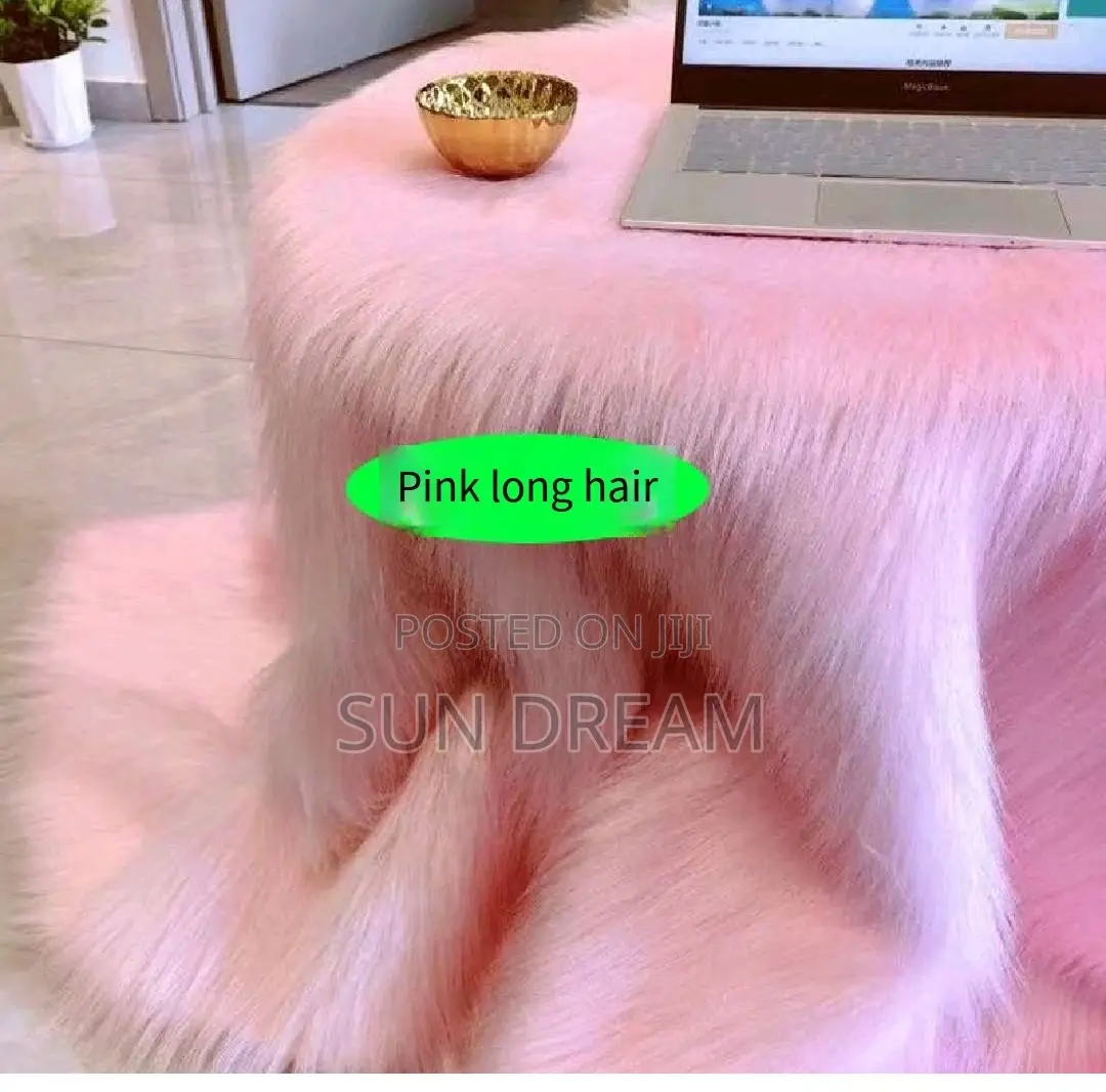 Pink Plush Table Cloth Furry Table Mat Fur Mat 40cm*80cm