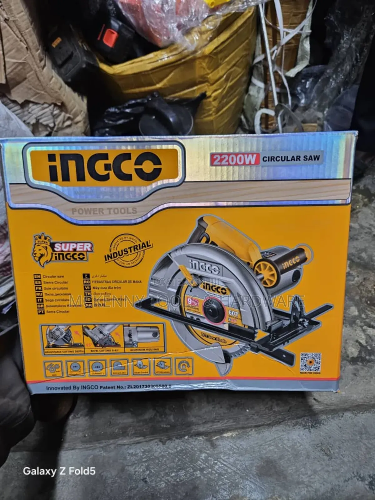 Ingco 2200w Industrial Circular Saw.