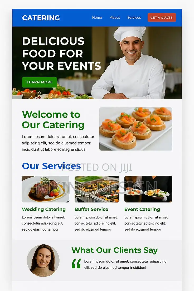 the world's best event planning and catering software... Event Planning / Catering Website Design in Ikeja - Computer & IT ...