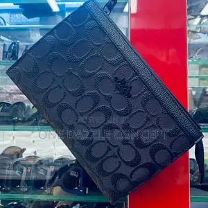 Leather Envelop Clutch Bag for Men