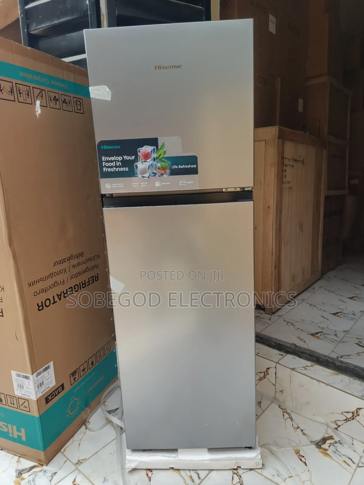 Original Hisense Top Freezer Refrigerator 154l