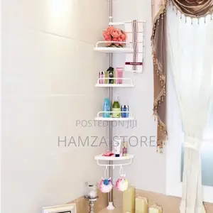 4 Tier Multipurpose Bathroom Corner Storage Rack