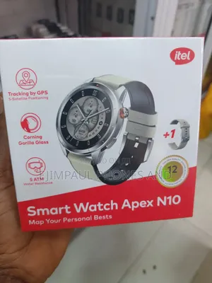 Itel Apex N10 Smartwatch , 5atm Waterproof, Gps Tracking, Glass