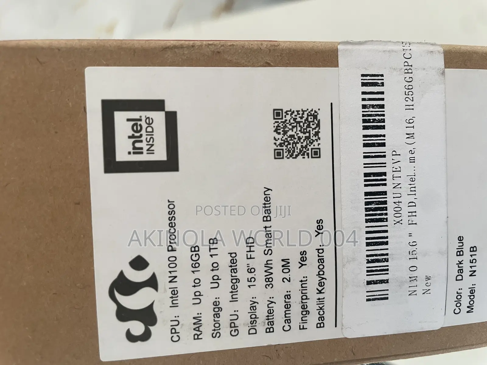 New Laptop 16GB Intel SSD 1T