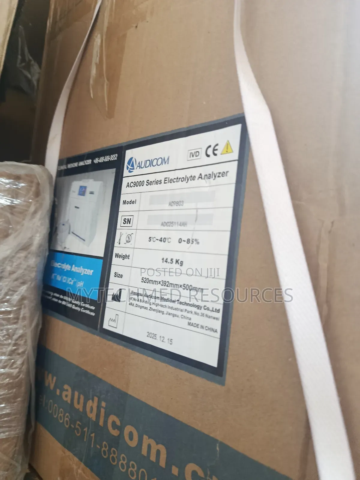 Audicom Electrolyte Analyzer With Roller