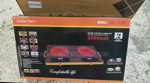 . Double Burner Silver Crest Infrared Cooker