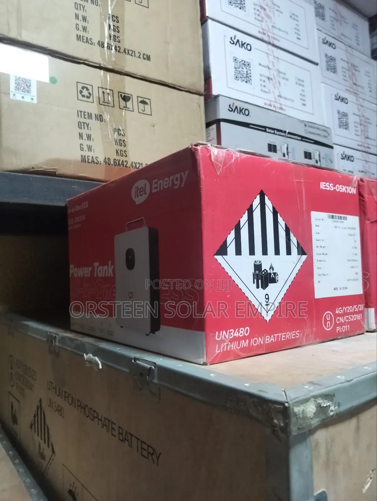 Itel Solar Power Tank