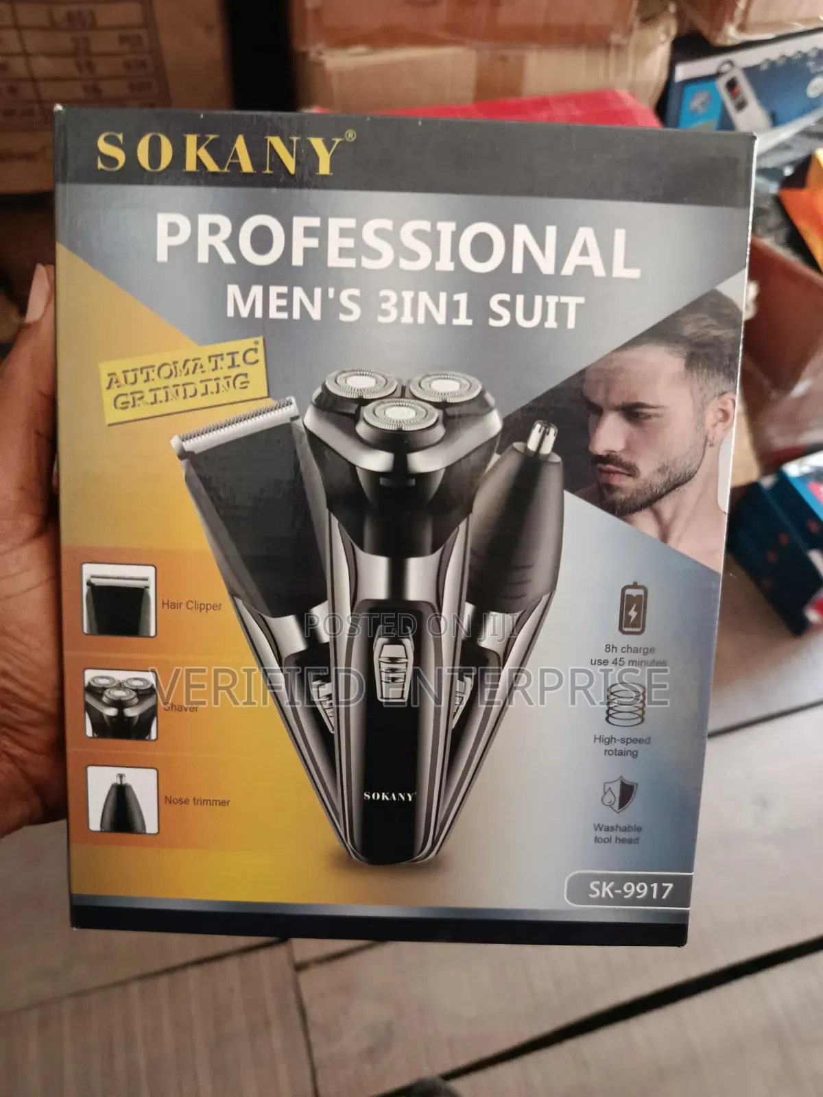Sokany 3 in 1 Shaver and Trimmer