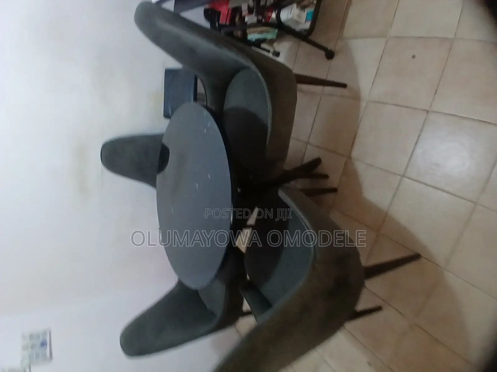 Circle Glass 4 Seater Dining
