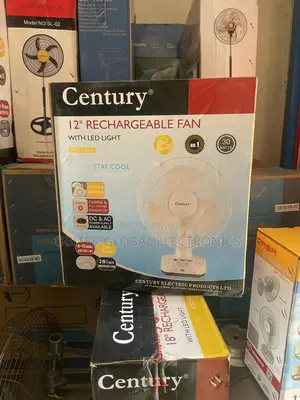 Century Recheable Table Fan 12”