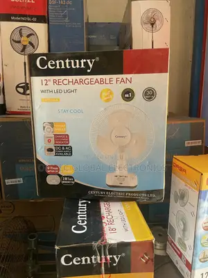 Century Recheable Table Fan 12”