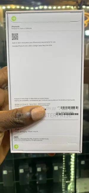 New Apple iPhone Air 256 GB Black