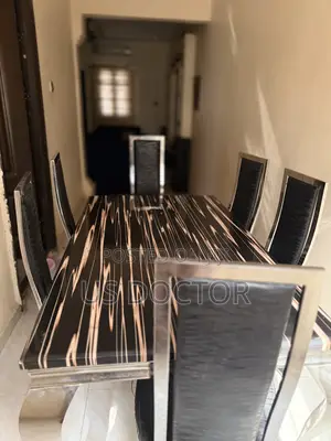 6 Seater Marble Dining Table