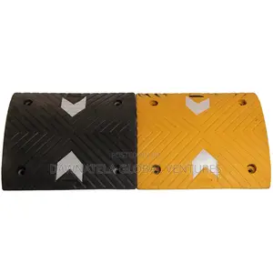 Durable Rubber Un-breakable Speed Breaker/Road Hump For Road Safety