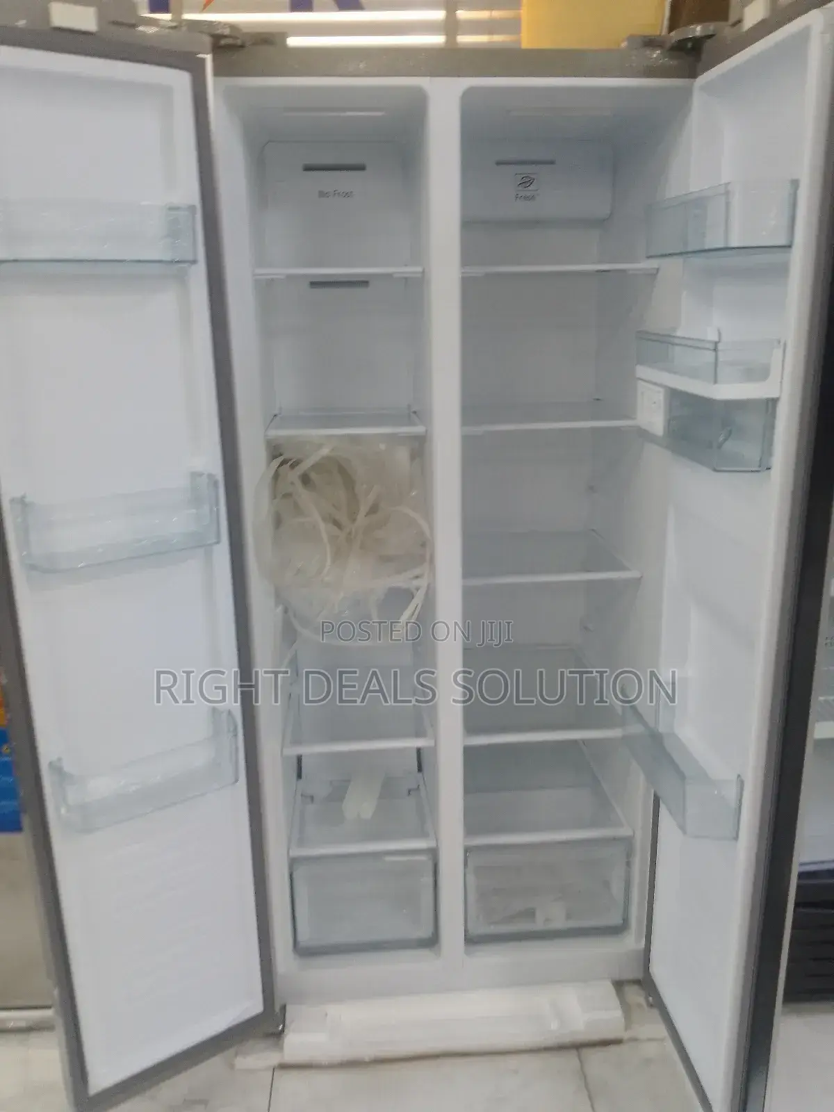 Organized Polystar 620 Litre Side-by-Side Fridge With Dedicated