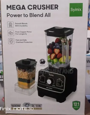 Syinix Mega Crusher Blender 2l Large Blender