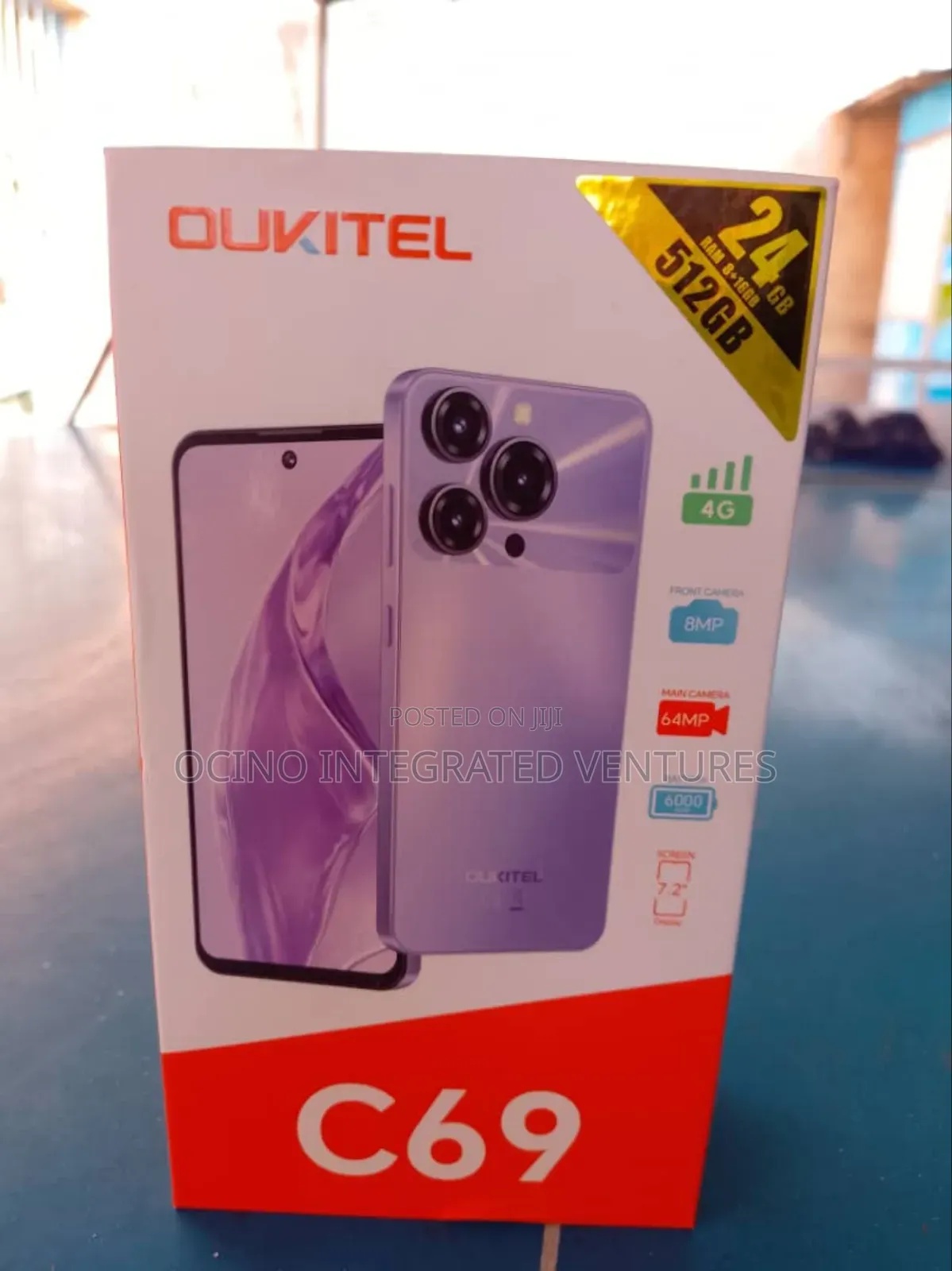 New Oukitel C62 Pro 256 GB Black